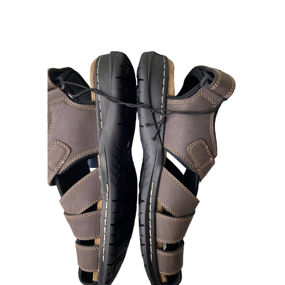 Gorpcore St Johns Bay Mens 12M Monk Strap Covered Toe Beach Summer Sandals NWT
